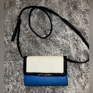 Nine West Colorblock Crossbody Wallet